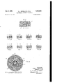 Woodland and Silver's 1949 patent drawing of the bullseye pattern that lost to the UPC barcode symbol